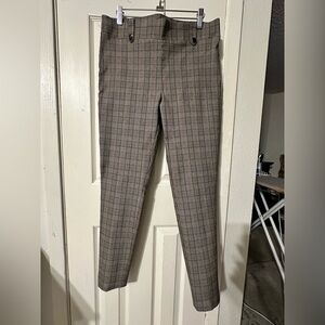 Men's Checkered Dress Pants - Brown